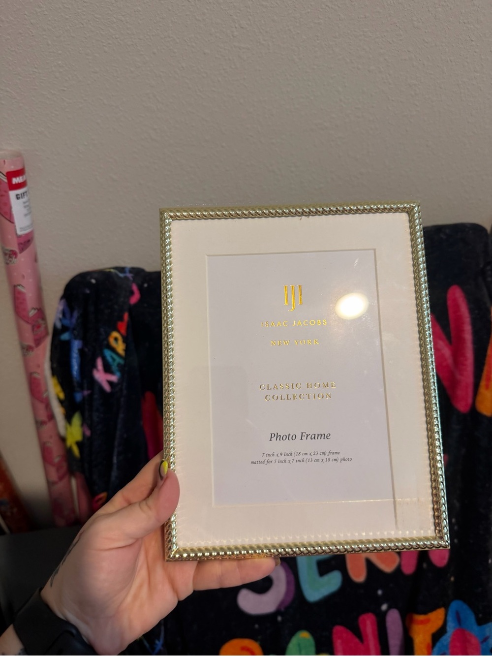 Gold Beaded Picture Frame - Classic Home